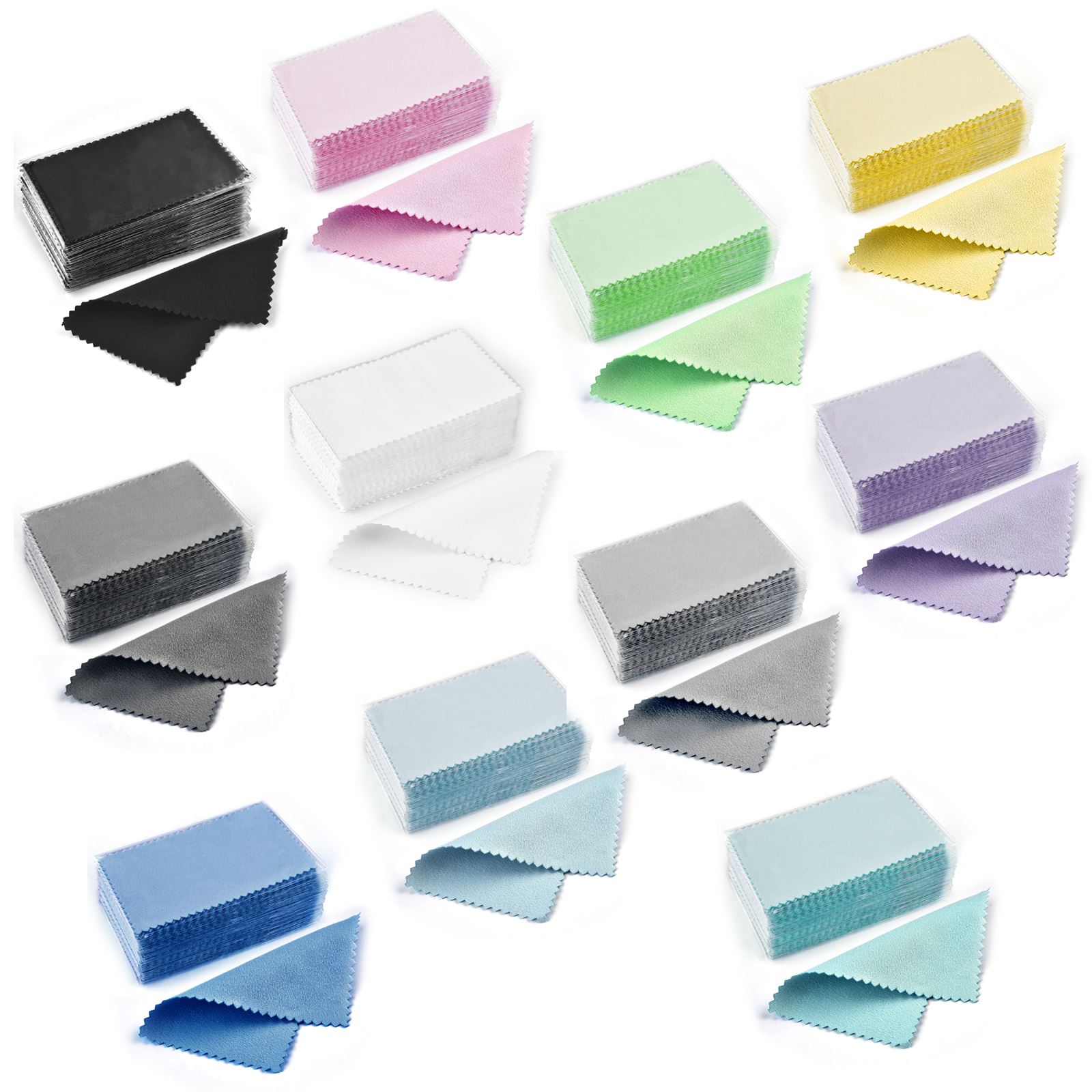 Jewelry Polishing Cloth Silver Cleaner - 10x/8x6cm Silber politur Reiniger Stoff Hand
