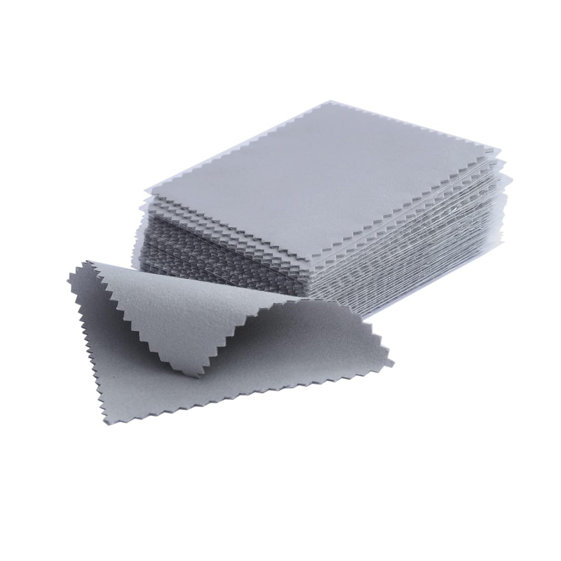 Jewelry Polishing Cloth Silver Cleaner - Besteck Poliertuch Schmuck Reiniger Tuch Tücher