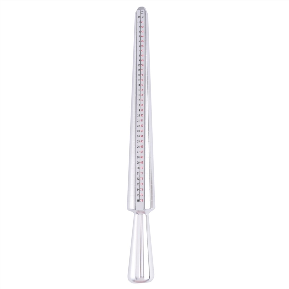 Ring Sizer Measuring Tool Mandrel Set - Top-Deal: 3-teiliges Ringgrößenmesswerkzeug-Set, Ringmesslehren mit Fingergrößenmessdorn,