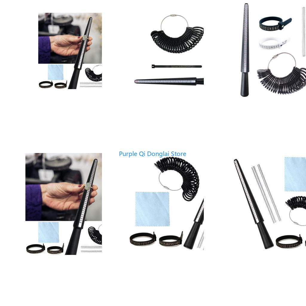 Ring Sizer Measuring Tool Mandrel Set - L21E 3/4/6/7Pcs Ringe Sizer Messwerkzeug Set