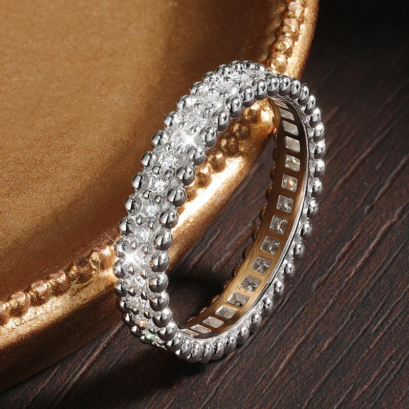 M-JAJA D VVS1 Moissanit-Ringe  – Moissanite Eternity Band Ring Stackable Bewertung und Preis