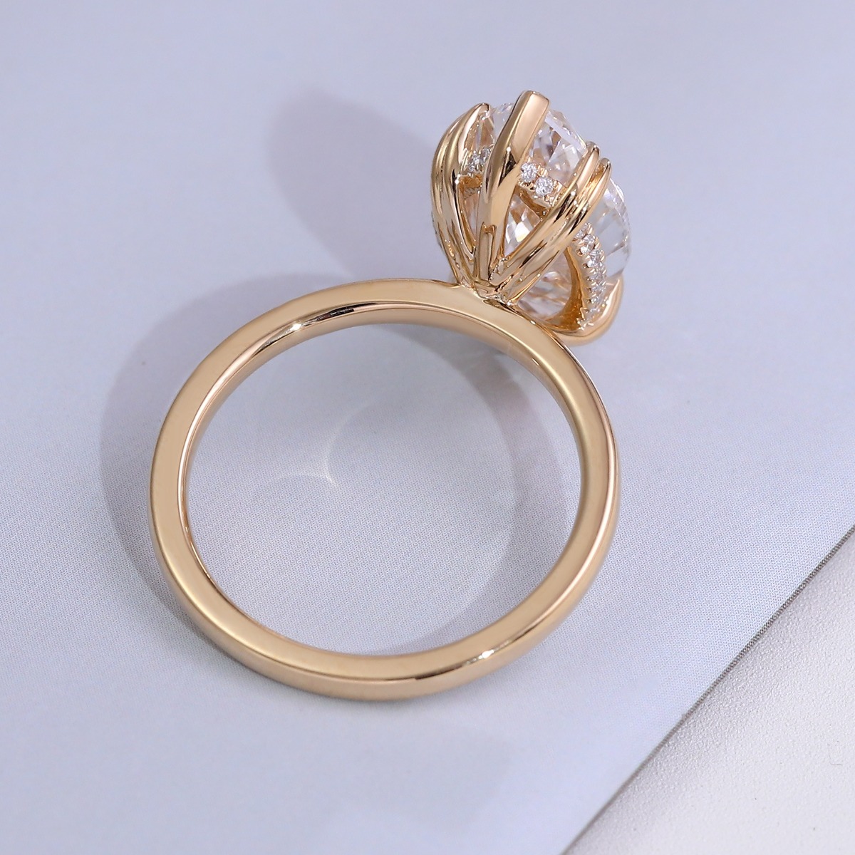 MUSHAN Luxus Maßgefertigte 14K – Lab Grown Diamond Ring 14K Gold Bewertung und Preis