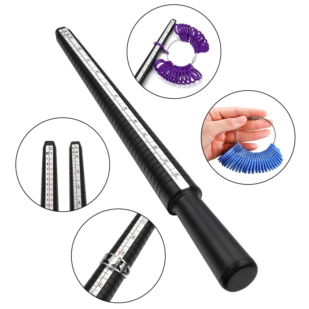 Professionelle Schmuckwerkzeug – Ring Sizer Measuring Tool Mandrel Set Bewertung und Preis