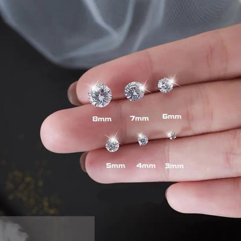 D Farbe 1 CT Moissanit Ohrstec – Moissanite Stud Earrings Round Cut 1Ct Bewertung und Preis
