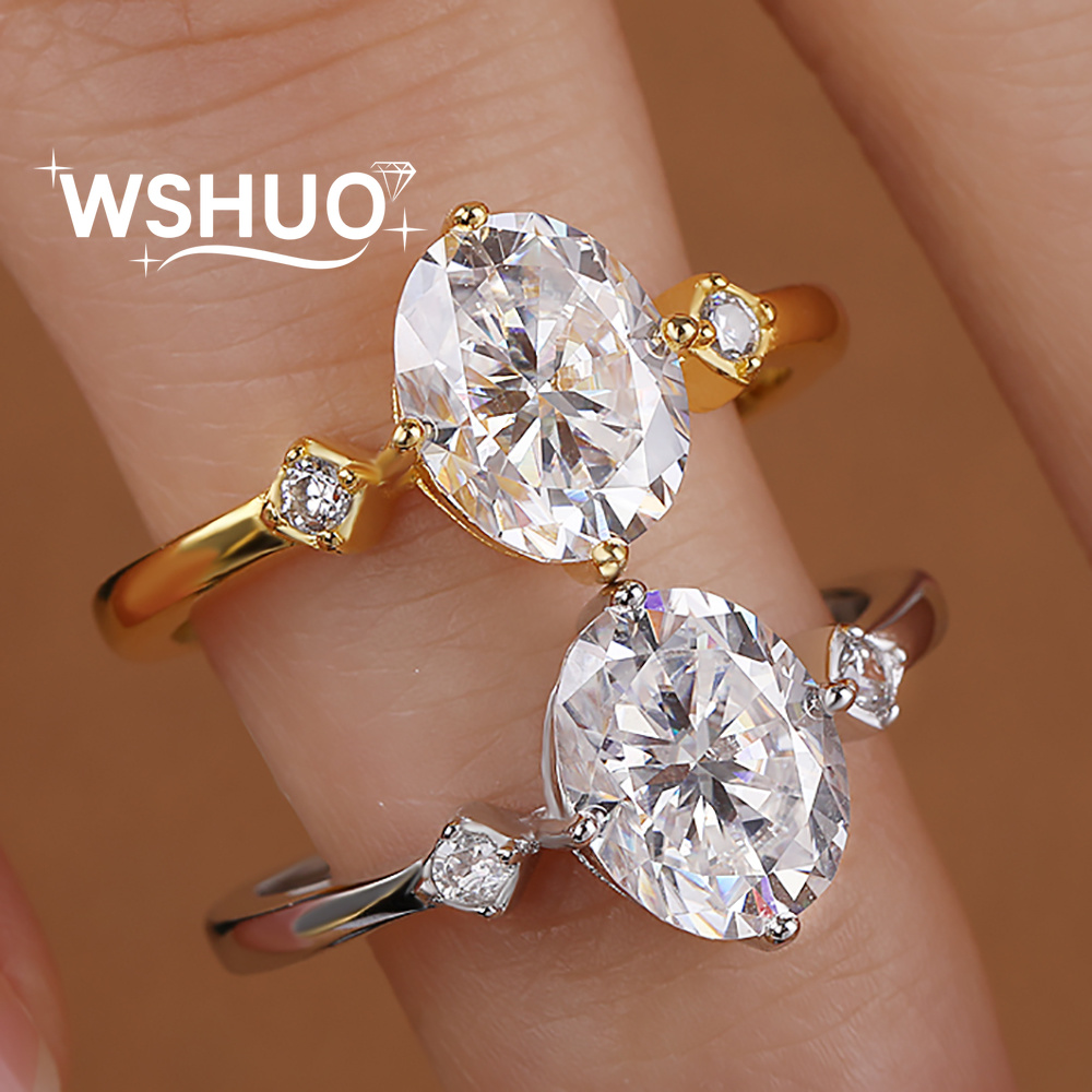 2 Karat D/VVS1 oval geschliffe – Moissanite Engagement Ring 2 Carat D Vvs1 Bewertung und Preis