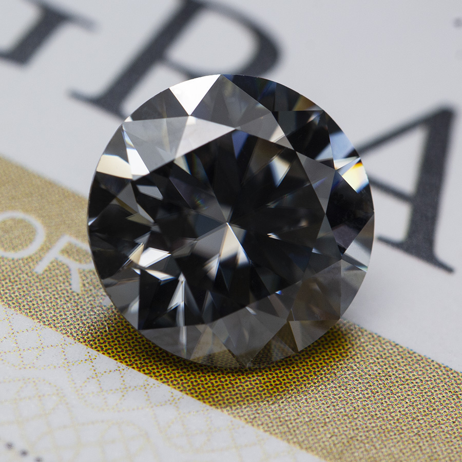Graue Farbe Moissan ite loser  – Gra Certificate Loose Moissanite Stone Bewertung und Preis