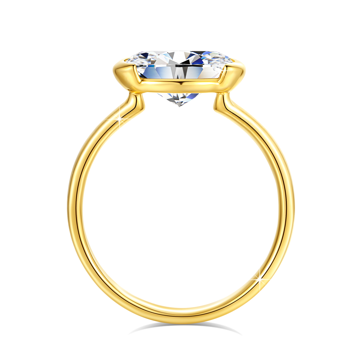 14K Gold zertifizierter Moissa – Lab Grown Diamond Ring 14K Gold Bewertung und Preis