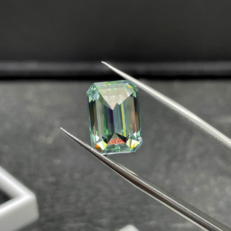 2ct 8mm Moissanit-Stein Smarag – Gra Certificate Loose Moissanite Stone Bewertung und Preis