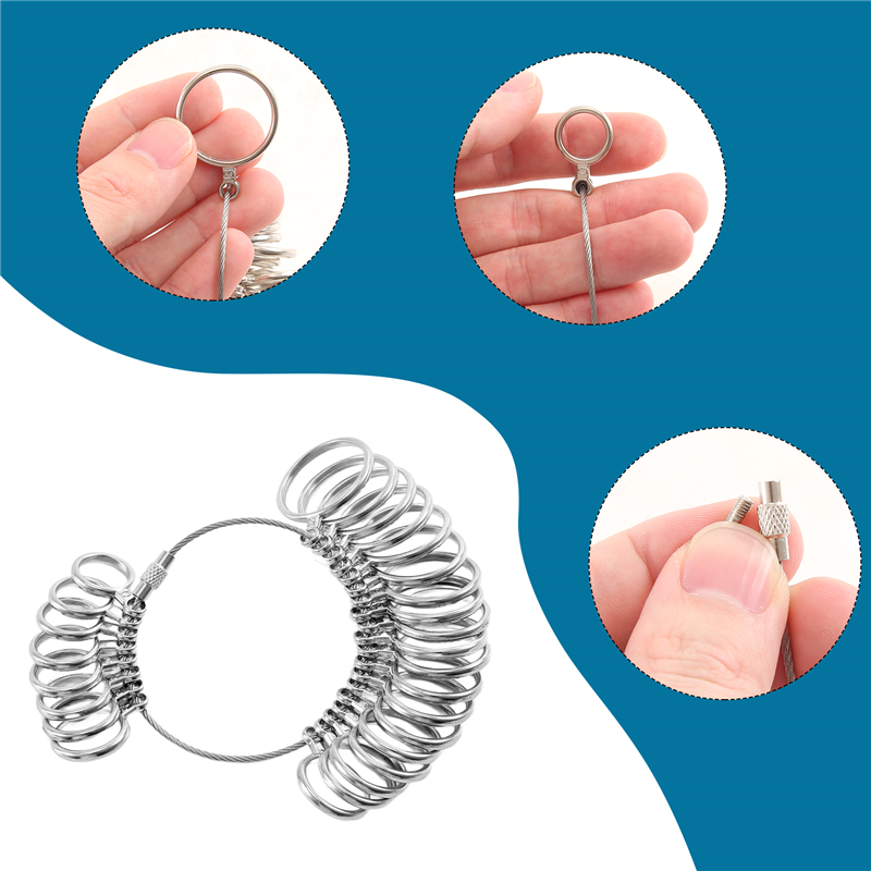 ABKJ-0-13 Ring Sizer Messwerkz – Ring Sizer Measuring Tool Mandrel Set Bewertung und Preis