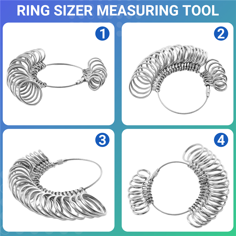 ABKJ-0-13 Ring Sizer Messwerkz – Ring Sizer Measuring Tool Mandrel Set Bewertung und Preis