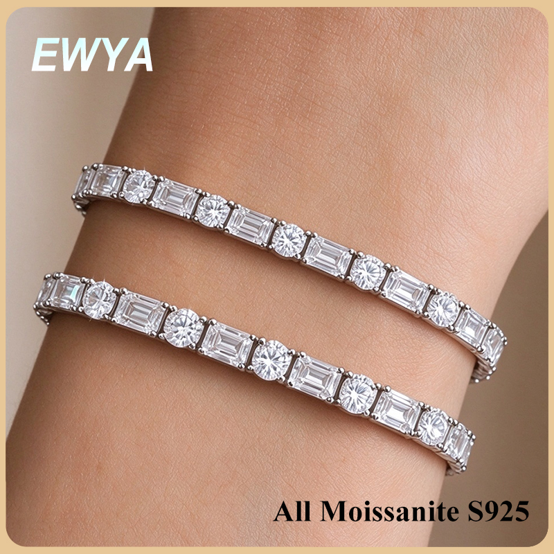 EWYA Allround Tennisarmbänder  – Moissanite Tennis Bracelet 925 Sterling Bewertung und Preis