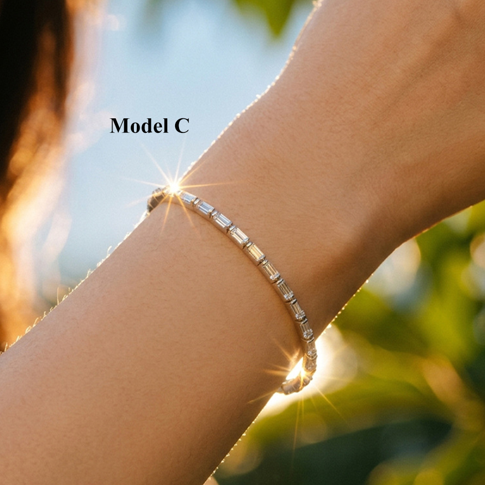 EWYA Allround Tennisarmbänder  – Moissanite Tennis Bracelet 925 Sterling Bewertung und Preis