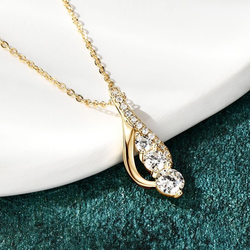 Anziw Halskette mit Anhänger a – Moissanite Pendant Necklace Solitaire Bewertung und Preis