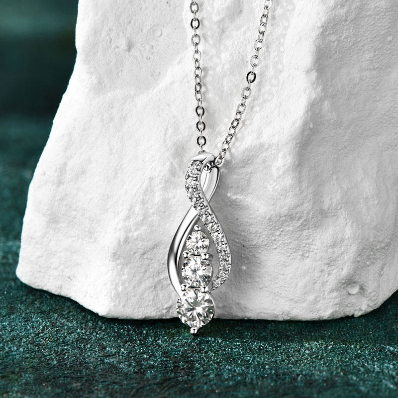Anziw Halskette mit Anhänger a – Moissanite Pendant Necklace Solitaire Bewertung und Preis