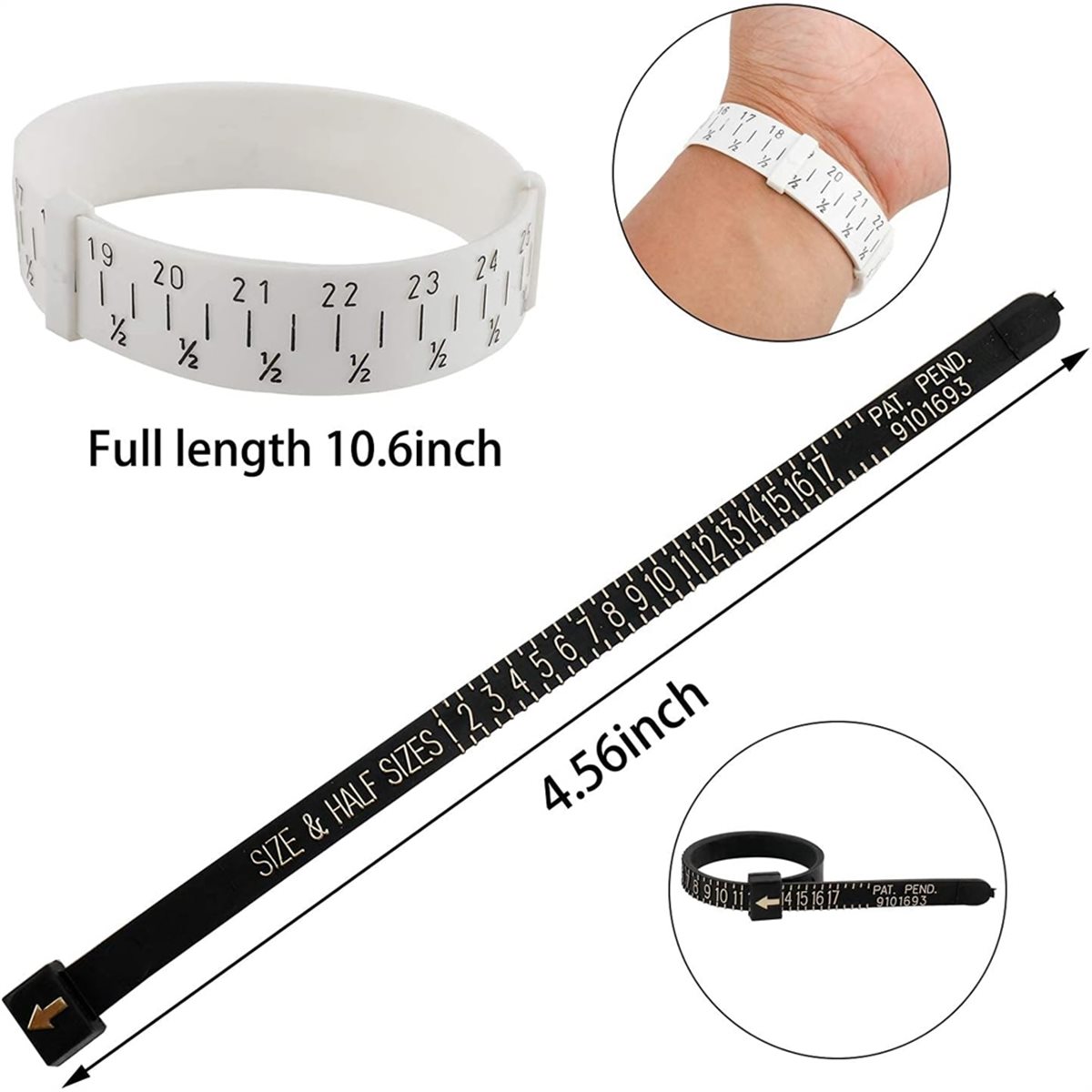 (ABAB) Ringgrößen-Messwerkzeug – Ring Sizer Measuring Tool Mandrel Set Bewertung und Preis