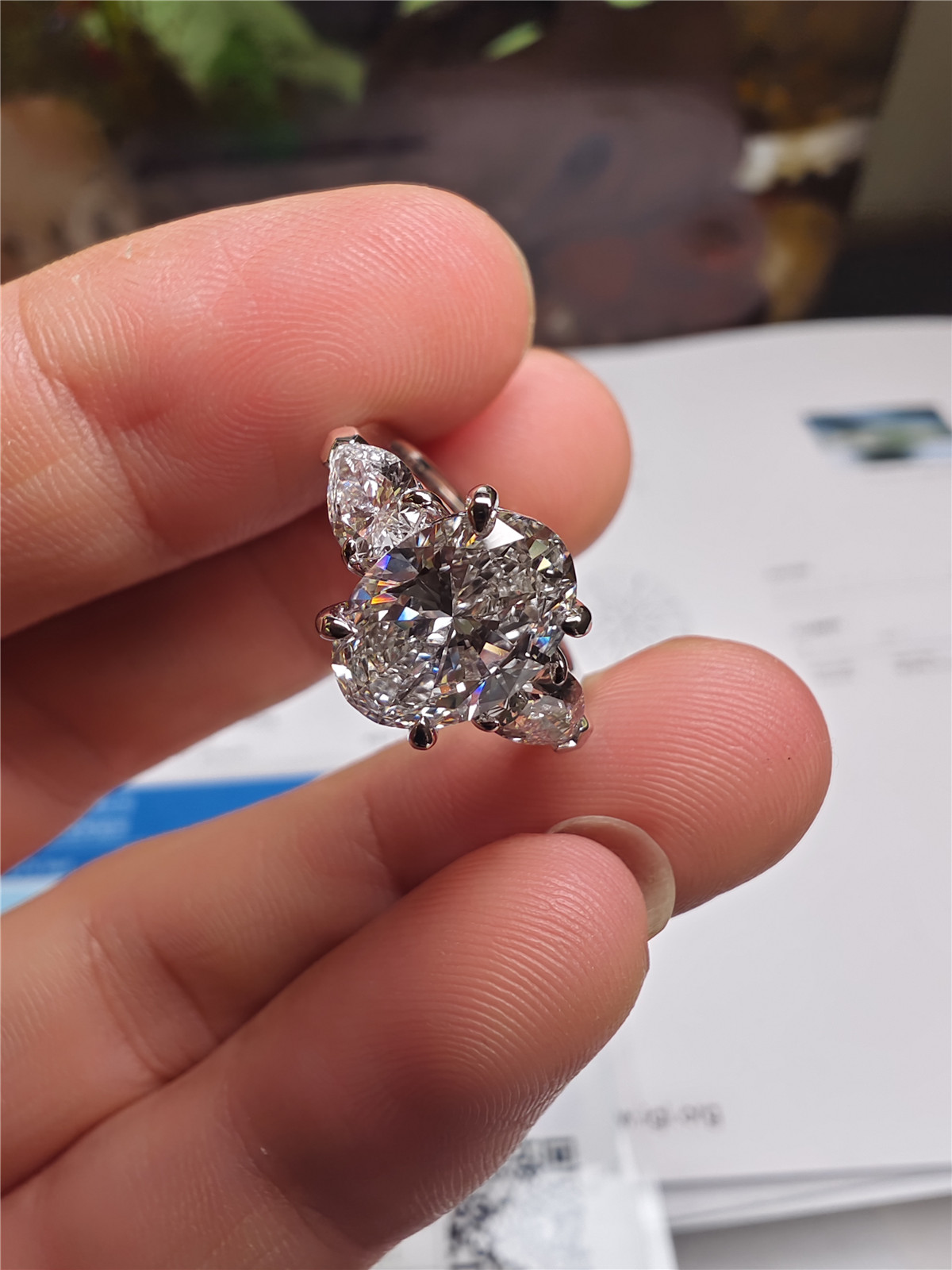 PT950 Platin-Diamantring mit l – Lab Grown Diamond Ring 14K Gold Bewertung und Preis