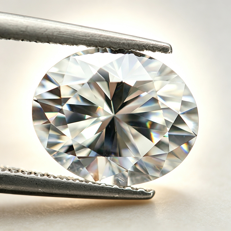Superweiße D-Farbene Ovale Moi – Gra Certificate Loose Moissanite Stone Bewertung und Preis
