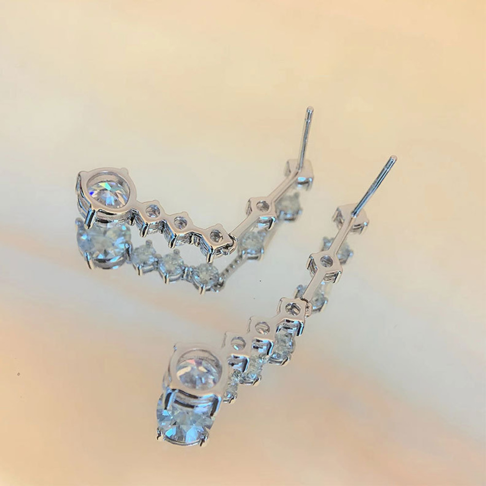 925 Sterling Silber 1CT Moissa – Moissanite Stud Earrings Round Cut 1Ct Bewertung und Preis