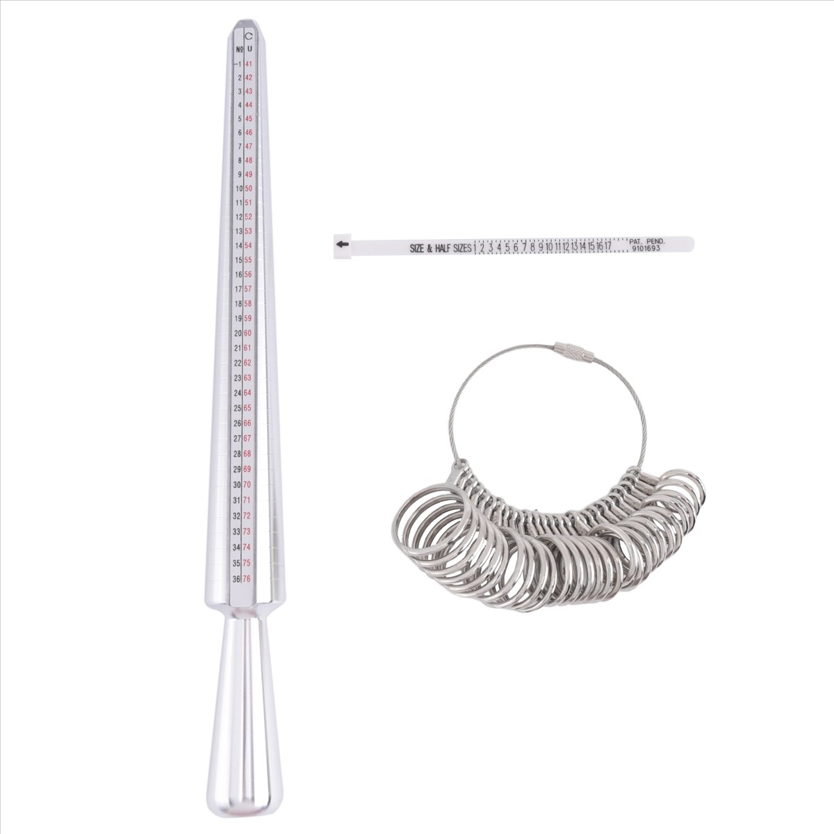 Top-Deal: 3-teiliges Ringgröße – Ring Sizer Measuring Tool Mandrel Set Bewertung und Preis