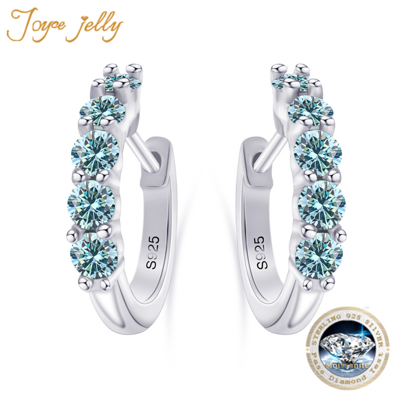 JoyceJelly Ohrstecker aus 925e – Moissanite Stud Earrings Round Cut 1Ct Bewertung und Preis