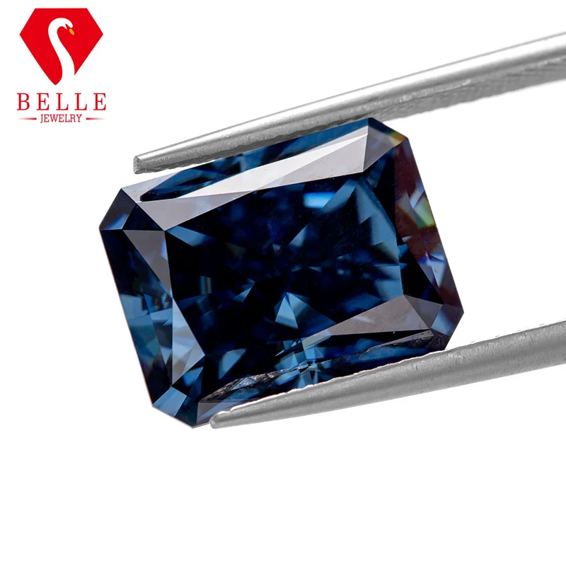 Moissanit Stein BELLE Vivid Bl – Gra Certificate Loose Moissanite Stone Bewertung und Preis