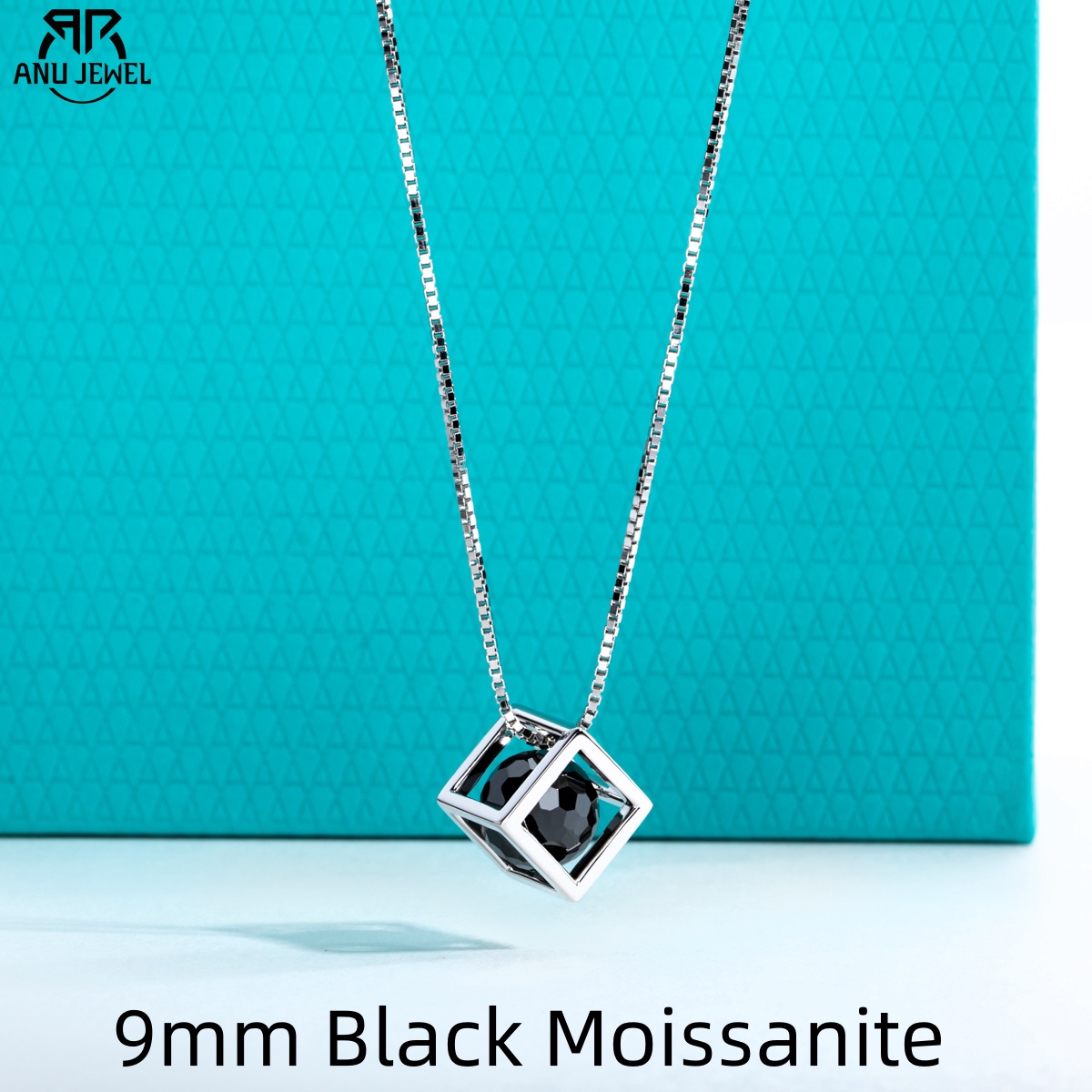 AnuJewel 8 mm 4 Karat kugelför – Moissanite Pendant Necklace Solitaire Bewertung und Preis