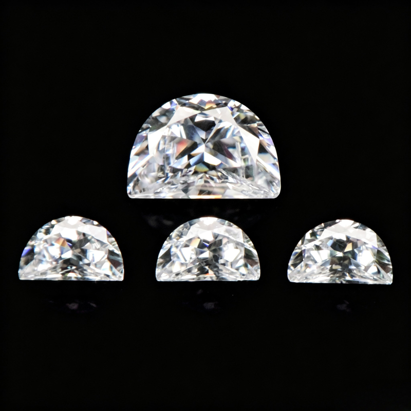 0,35 ct halbmondförmiger 100 % – Gra Certificate Loose Moissanite Stone Bewertung und Preis