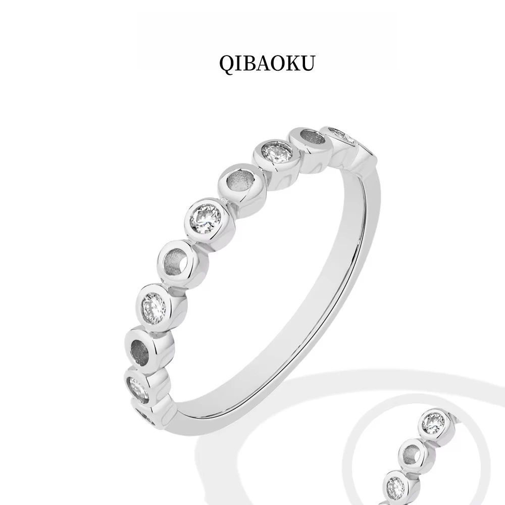 NASIA Synthetischer Moissanit- – Moissanite Eternity Band Ring Stackable Bewertung und Preis