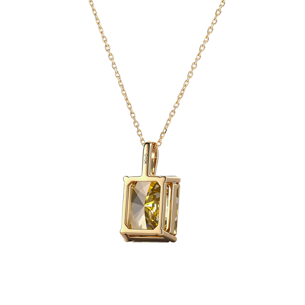 Provence 7 CT Champagner-Moiss – Moissanite Pendant Necklace Solitaire Bewertung und Preis