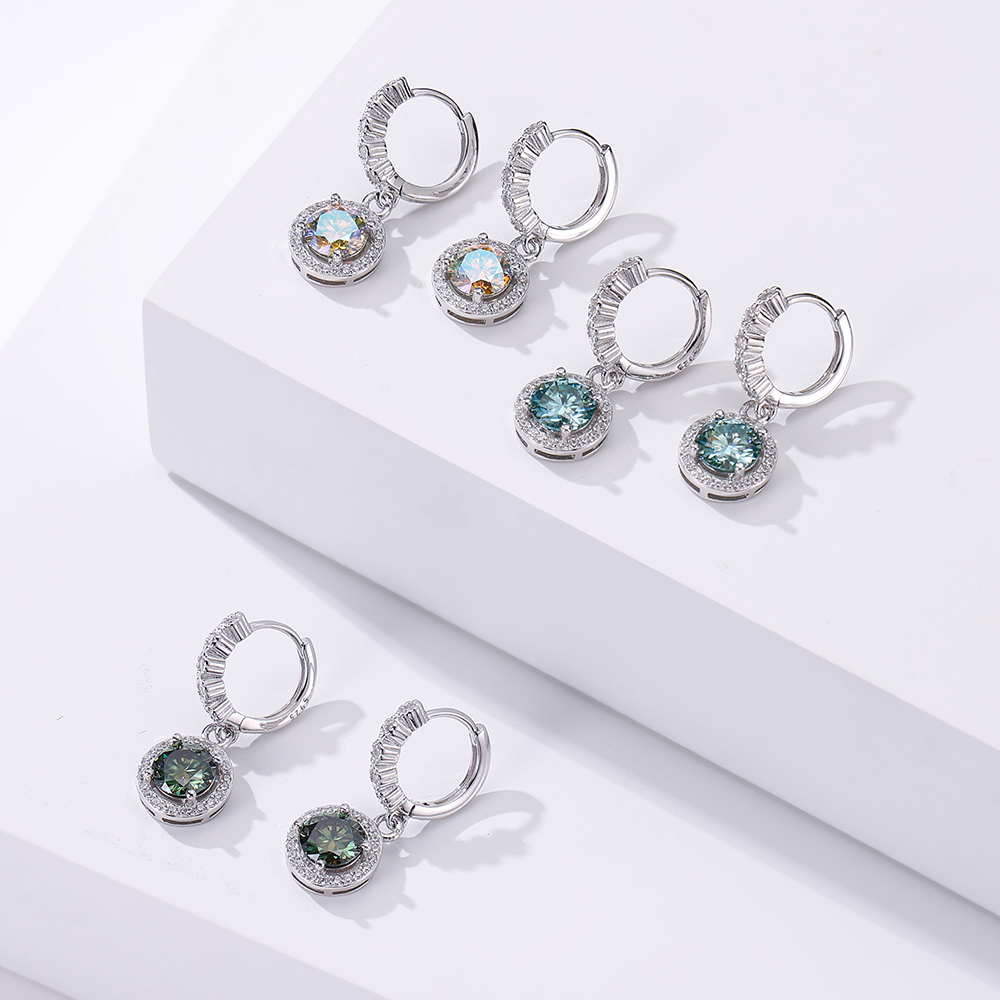 Joyce jelly 1ct Moissan ite Oh – Moissanite Stud Earrings Round Cut 1Ct Bewertung und Preis