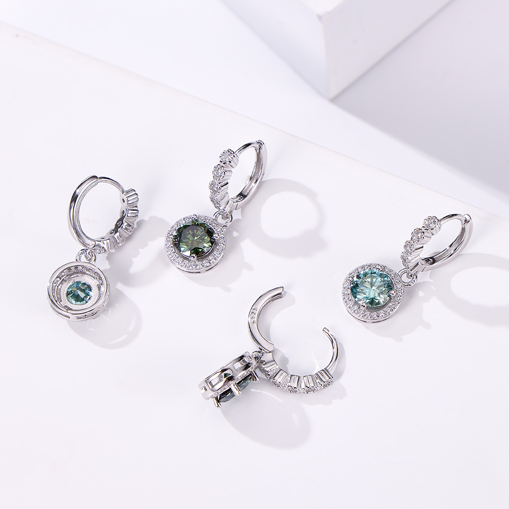 Joyce jelly 1ct Moissan ite Oh – Moissanite Stud Earrings Round Cut 1Ct Bewertung und Preis
