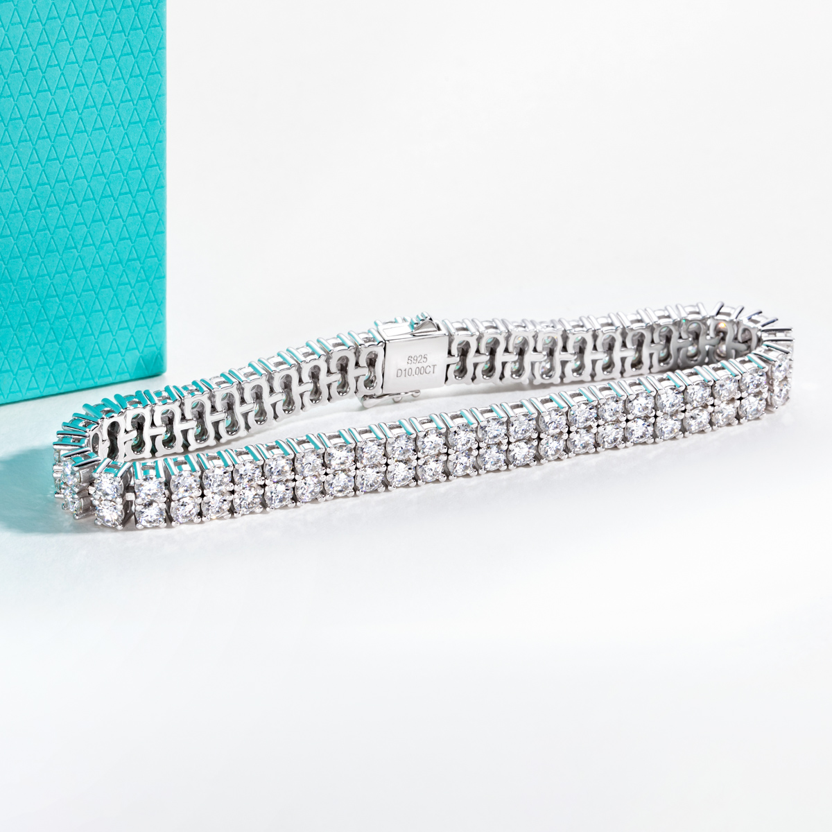 AnuJewel 3mm D-Farbe Moissanit – Moissanite Tennis Bracelet 925 Sterling Bewertung und Preis